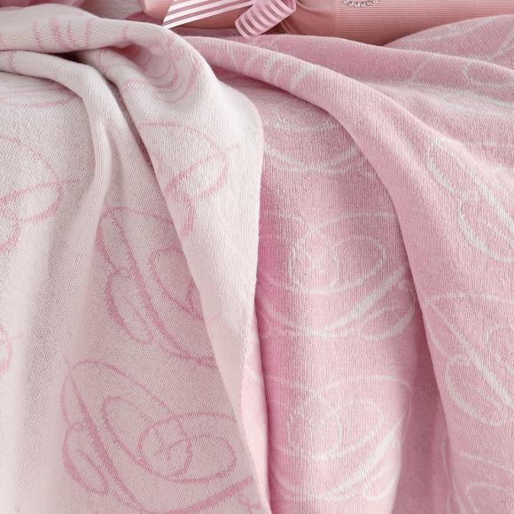 Blumarine Baby Doppia B Baby Blanket