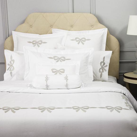 Peter Reed Bow Egyptian Cotton Percale Flat Sheet