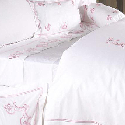 Peter Reed Ribbons Egyptian Cotton Percale Flat Sheet