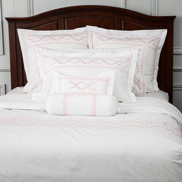 Peter Reed Roman Leaf Egyptian Cotton Percale Duvet Cover