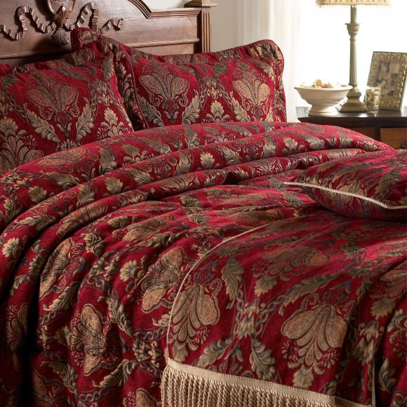 Paoletti Shiraz Burgundy Throw