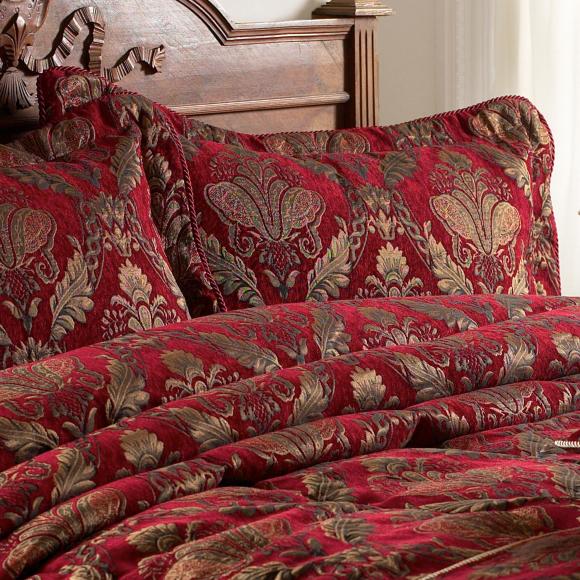 Paoletti Shiraz Burgundy Pillow Sham