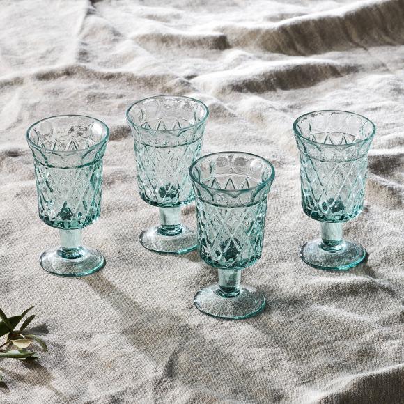 Nkuku Karala set of 4 Wine Glasses