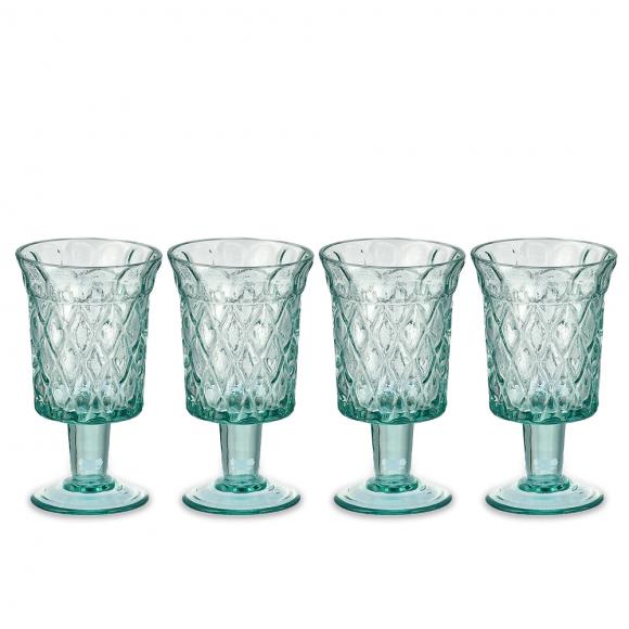 Nkuku Karala set of 4 Wine Glasses