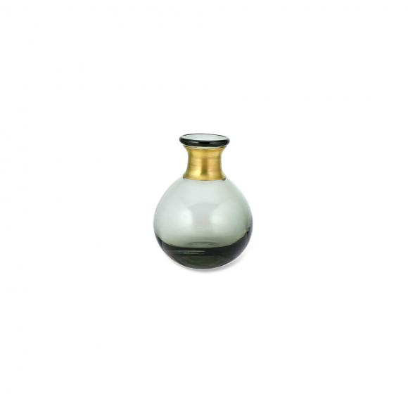 Nkuku Miza Mini Glass Vase Smoke