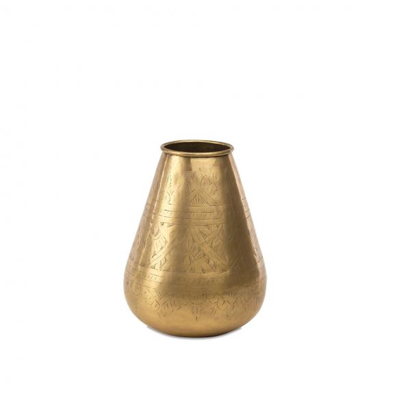 Nkuku Nami Tapered Brass Pot