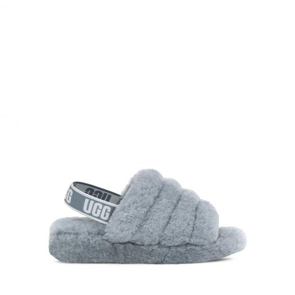 UGG Fluff Yeah Slide Ash Fog in Ladies Shoe / Slipper Hybrid at Seymour's  Home