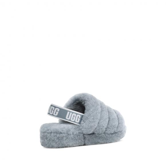 UGG Fluff Yeah Slide Ash Fog in Ladies Shoe / Slipper Hybrid at Seymour's  Home