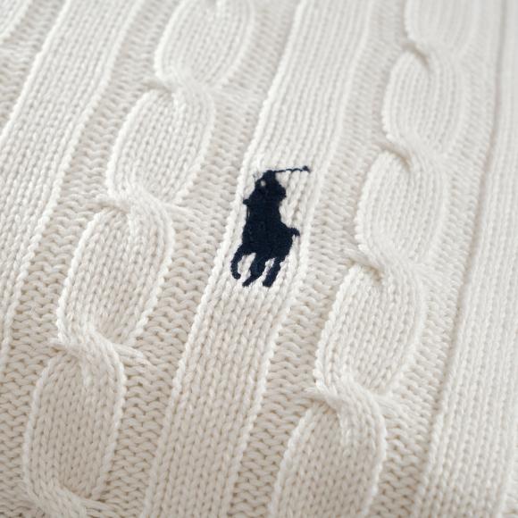 Ralph Lauren Home Cable Cushion Cover Off White