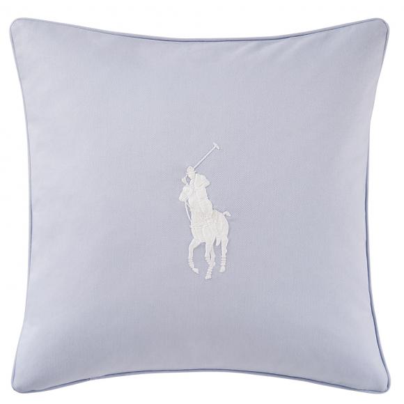 Ralph Lauren RL Pony Cushion Case Blue / Cream