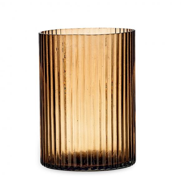 Nkuku Malana Smoke Brown Candle Holder