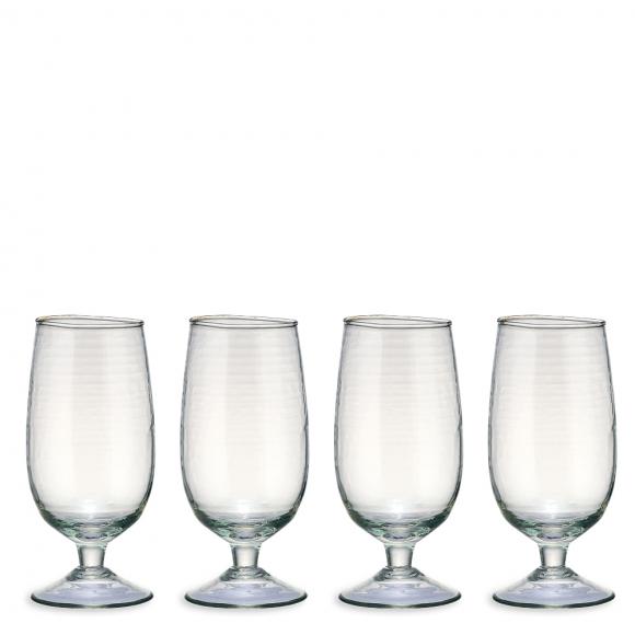 Nkuku Yala Hammered Glasses - Clear