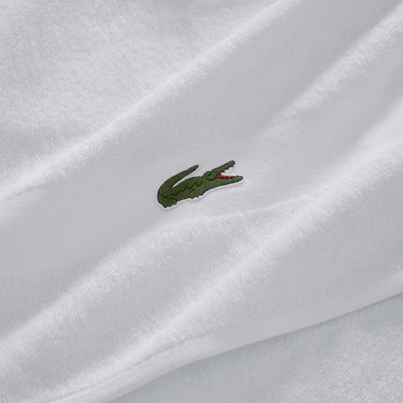 Lacoste L Casual Towel Blanc