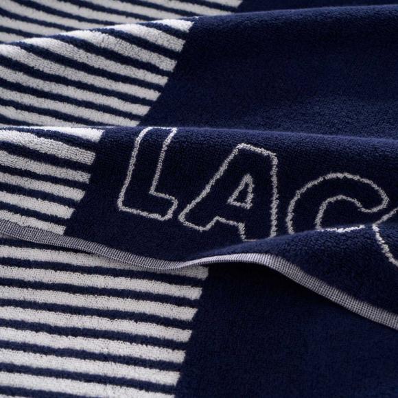 Lacoste La Ligne Marine Beach Towel