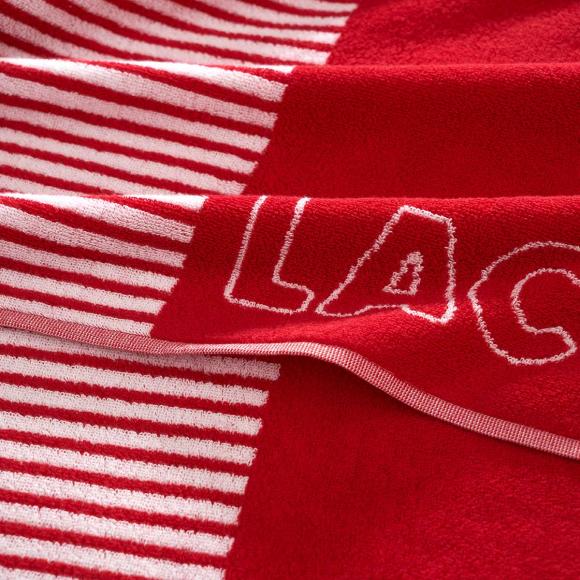 Lacoste La Ligne Rouge Beach Towel