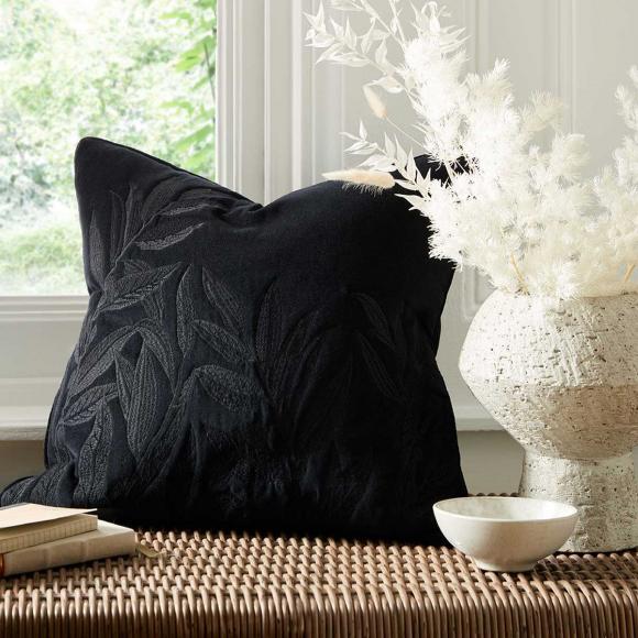 Royal Botanic Gardens,  Kew Laurus Charcoal Cushion