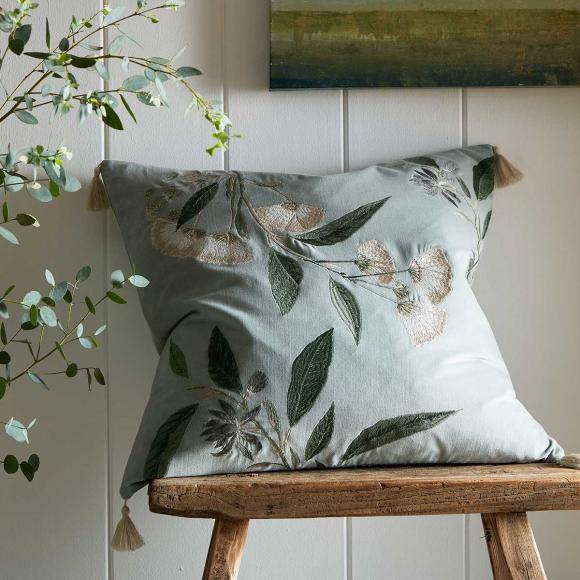 Royal Botanic Gardens,  Kew Mimosa Olive Cushion