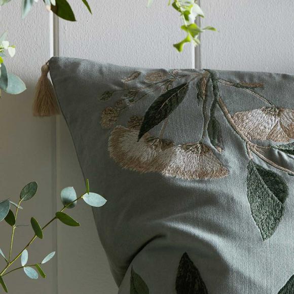 Royal Botanic Gardens,  Kew Mimosa Olive Cushion