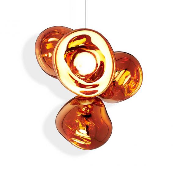Tom Dixon Melt LED Chandelier Small Copper