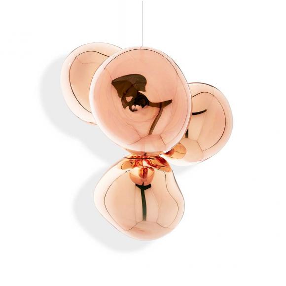Tom Dixon Melt LED Chandelier Small Copper